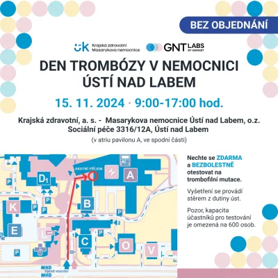 Trombóza- Ústí nad Labem 