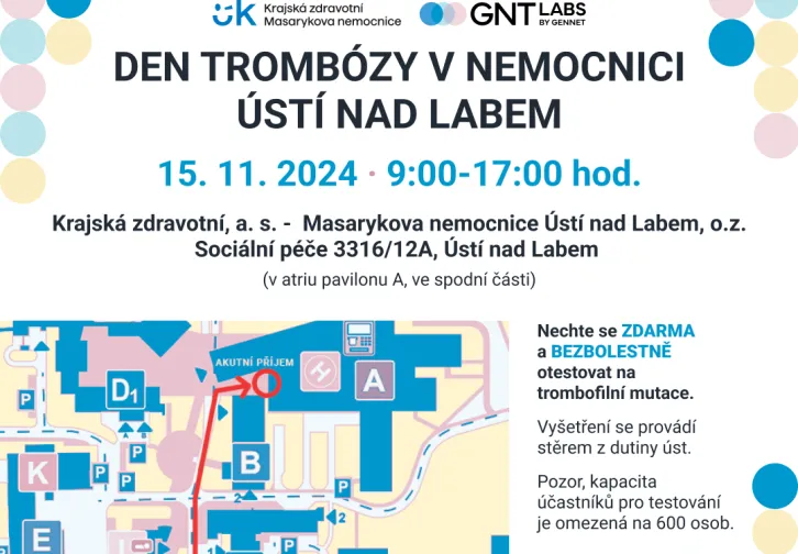 Trombóza- Ústí nad Labem 